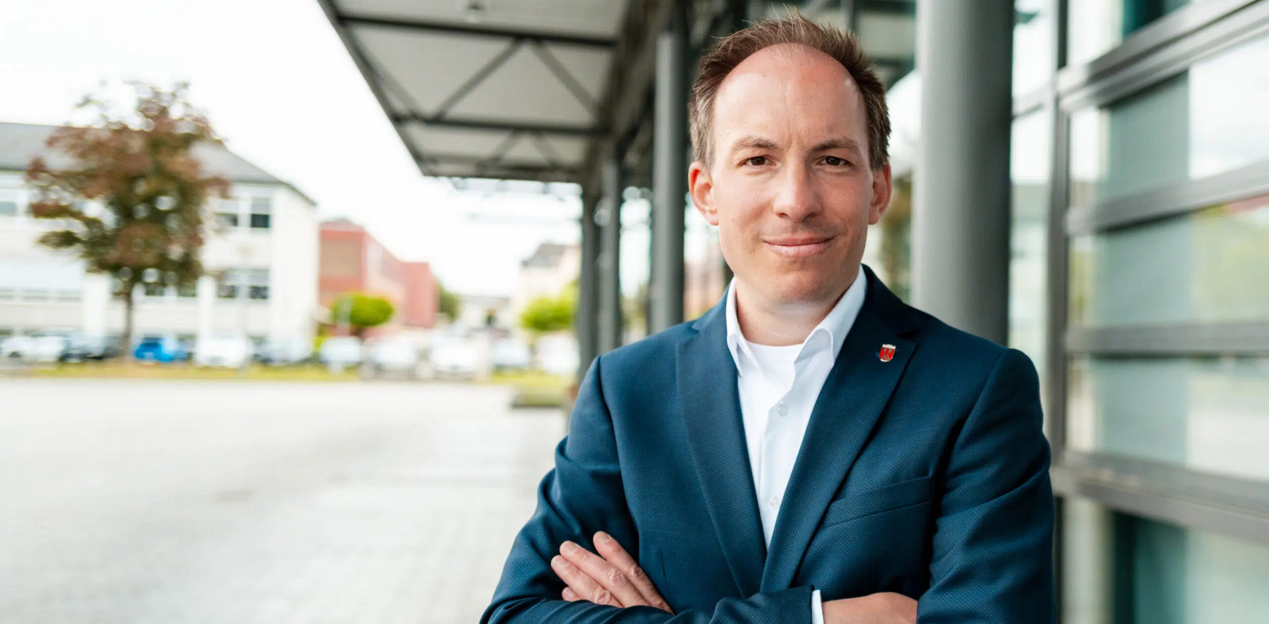 Sebastian Bölinger - Bürgermeisterkandidat für Wittlich. Bürgermeisterwahl 2026 - Vor dem Eventum in Wittlich.